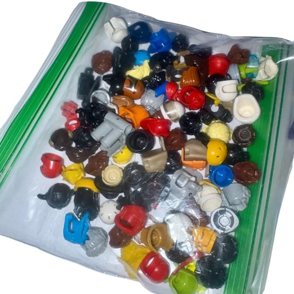 Huge Lot Of Incomplete LEGO MiniFigures + Accessories
